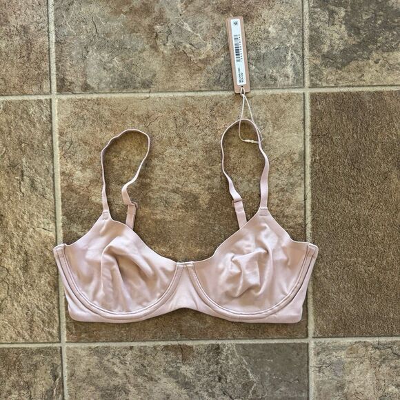 Skims Fits Everybody Unlined Demi Bra Size Mica Size 32D - Picture 2 of 9